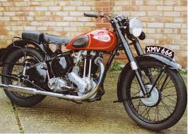 Image result for Red 1952 Motorcycle