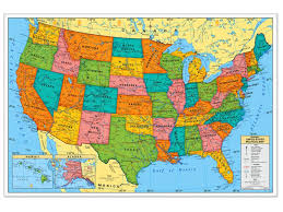 Usa map is printed on 24lb poster paper. Write Wipe U S A Wall Map At Lakeshore Learning