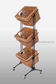 If you're looking for a simple solution to meet your fruit and vegetable storage needs, consider this option from sunny living. China Kitchen Storage Trolley Cart With Storage Baskets And Wheels Fruit Vegetable Rack Heavy Duty Ratten China Display Rack And Display Frame Price