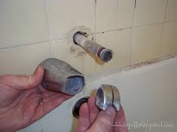So, you're taking a shower, and you notice the spray is weak. How Do You Remove A Really Stuck Shower Diverter Spout Home Improvement Stack Exchange