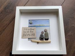Pebble Art Couple Gift For Her Gift For Him Wall Art Wall Decor Christmas Gift Birthday Gift Christmas Pebble Art Pebble Art Christmas Gifts For Couples