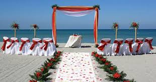 Beautiful Beach Wedding Scenery Beach Wedding Red Budget Beach Wedding Red And White Wedding Themes