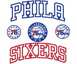 The philadelphia 76ers were in the thick of the nba championship race—if not leading it—until they weren't. Philadelphia 76ers Five Logos Machine Embroidery Design For Instant Download
