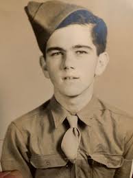 He sent this pic home, to show his scarwaf patch.