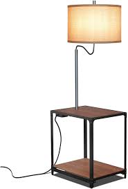 Led Floor Lamp With End Table And Usb Charging Port Modern Bedside Nightstand Lighting Attached Side Table With Shelves For Living Room Bedroom Guest Room Walnut Amazon Com Enjoy free shipping & browse our great selection of lamps, all lamps, clamp on lamps and more!