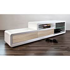 Tv Tisch Sono Hochglanz Weiss Sonoma Eiche Dekor Kaufen Home24 269 Euro Tv Mobel Sonoma Eiche Tv Tisch