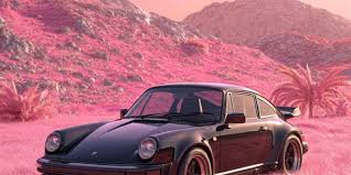 ChatGPT提示词_黑色保时捷与粉色草地和粉色晚霞背景_chatgpt 下载 ...