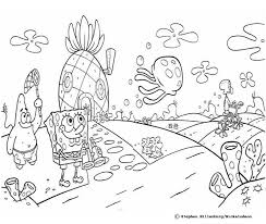 Dibujo Para Colorear Bob Esponja