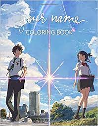 Andrew graffiti name coloring pages sketch coloring page. Your Name Coloring Book Your Name Anime 27 Illustrations Great Coloring Pages Exclusive Book Amazon De Art Therapy Press Fremdsprachige Bucher