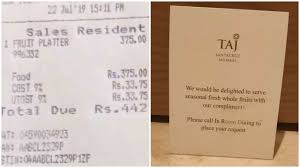The chandigarh excise and taxation department fined the hotel for violating section 11 of the central goods and services tax. Well Played Taj Announcement After Rahul Bose S Experience At Chandigarh Hotel Leaves Twitterati Impressed