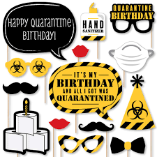 Amazon Com Big Dot Of Happiness Happy Quarantine Birthday Party Find and save images from the happy birthday 🎂 collection by eladvi (eladvi) on we heart it, your 25th birthday decorations rose gold (35 pack). happy quarantine birthday party