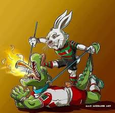 Souths V Dragons Rabbits In Australia Rugby League Footy