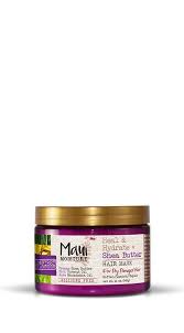 The Maui Moisture Heal Hydrate Shea Butter Hair Mask Contains Blend Of Coconut Oil Macadamia Oil That Shea Butter Hair Hair Butters Shea Butter Hair Mask