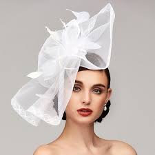 Feather Net Kentucky Derby Hat Fascinators Headpiece With Feather Floral Flower 1pc Wedding Special Occasion Tea Party Headpiece 2021 Us 16 49 Fascinator Headpiece White Fascinator