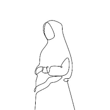 Seeking for free muslimah png images? Continuous Line Drawing Of Fashionable Hijab Girl Islamic Women Wearing Scarf In Beauty Pose Vector Illustration Islam Beautiful Muslim Png And Vector With T Sketsa Kartun Disney Ilustrator