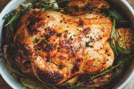 Mayonnaise Roasted Whole Chicken With Whole Chicken Thyme Sprigs Fresh Sage Sal Baked Whole Chicken Recipes Whole Chicken Recipes Oven Roast Chicken Recipes