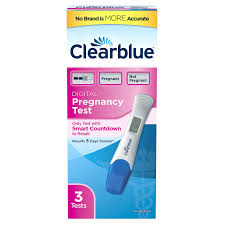 Clear Blue Digital Pregnancy Test With Smart Countdown 3 Ct Pack Of 3 Walmart Com