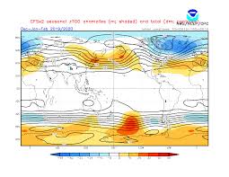 winter 2019 2020 ncep cfsv2 model forecast from october