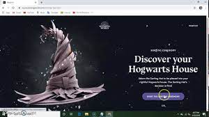 How To Retake The Harry Potter Sorting Hat Quiz Youtube