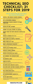 Checklist Technical Seo For 2019 Infographic Checklist Seo Atraves De Conhecimento De Tecnicas S Internet Marketing Seo Infographic Marketing Seo Marketing