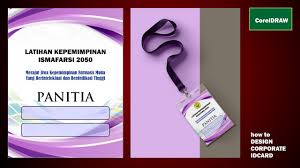Contoh id card corel draw. Tutorial Design A Corporate Id Card With Coreldraw Youtube