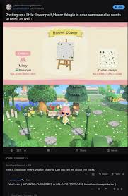 Jul 20, 2021 · animal crossing custom designs. Flower Paths And Stone Paths Qr Code Animal Crossing Animal Crossing Guide Animal Crossing Floor
