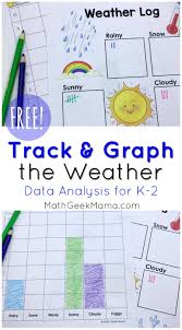 Be sure you create down the area and date based on when and in which you built the work application letter. Free Weather Graphing Activity Data Analysis For K 2
