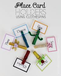 Your guests will also feel special having their own place card holders. Place Card Holders Free Card Download