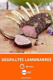 Gegrilltes Lammkarree Rezept Lammkarree Lamm Kochen Und Backen