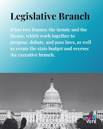 Do you know the three branches of government? The executive, legislative,  and judicial branches work together to ensure the government runs smoothly  and fairly. Executive branch enforces laws, the legislative branch creates