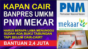 Apakah cara cek bantuan umkm bni mekar bisa melalui link e.form.bni.co.id.bpum? Kapan Banpres Umkm Pnm Mekar Cair Youtube