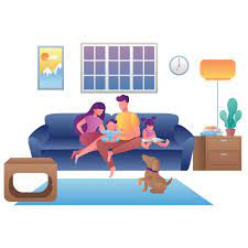 Staying At Home 2 Illustration In 2021 Illustration Stay At Home Home