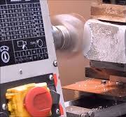 Milling some more home cast aluminium on a lathe