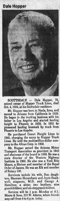 Obituary for Dale Hopper (Aged 79)