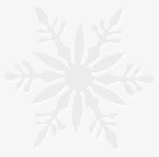 Snowflakes black and white png. Free White Snowflake Clip Art With No Background Clipartkey
