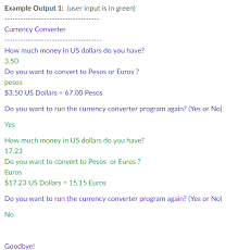 Conversion rates philippine peso / us dollar. Create A Class Called Currencyconverter Java Which Chegg Com