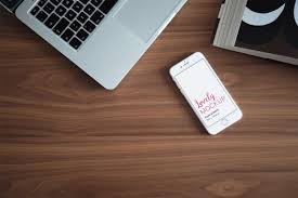 White Iphone Mockup On A Solid Wooden Table Lovely Mockups Iphone Mockup White Iphone Phone Wallpapers Vintage