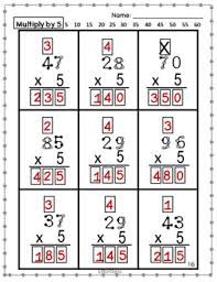 Touch Math Multiplication With Regrouping 2 Digit X 1 Digit Set 2 Touch Math Math Multiplication Multiplication