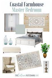 Coastal Farmhouse Master Bedroom The Latina Next Door Coastal Farmhouse Master Bedroom Farmhouse Master Bedroom Coastal Master Bedroom
