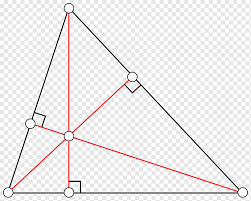 La mediana de un triángulo es el segmento que partiendo de un vértice va hasta el punto medio al igual que las demás rectas notables de un triángulo las medianas tienen una propiedad importante. Altitude Triangle Median Nine Point Circle Vertex Triangulo Angle Triangle Symmetry Png Pngwing