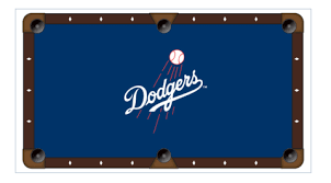 Los Angeles Dodgers Deluxe 8 Pool Table Felt Cloth Pool Table Felt Pool Table Dodgers