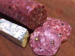 The secret to great kielbasa is properly blending the spices. Genoa Salami Vs Hard Salami Smoke Wine And Pepper Genoa Salami Salami Recipes Homemade Salami Recipe