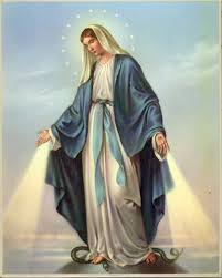 Image result for virgin mary crushes serpent