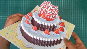 Granted, sometimes the older you get the more crude the, um…pop up&hellipbecomes — but that's besides the point! Birthday Cake Pop Up Card 3 Original Designs Youtube Birthday Cake Card Wedding Cake Cards Birthday Cake Pops