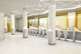 Projekt Wnetrza Banku On Behance Interior Design Office Interiors Bank Design