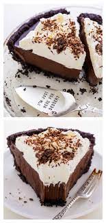 No Bake Chocolate Cream Pie Baker By Nature Recipe Easy Chocolate Pie Chocolate Pie Recipes Chocolate Pie With Pudding