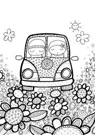 A Drive In The Park Colouring Page Boyama Sayfalari