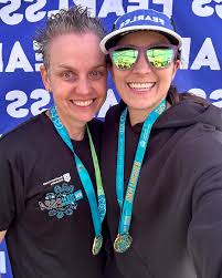 gcmarathon x @fearlss.co 💙 DAY 2 Incredible seeing all of you cross the  finish line for 10km & full marathons today 🥹🏃👏 A marathon is no easy  mental or physical feat, you