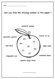 French Numbers Worksheetprimary School Worksheetlanguage Etsy Printable Worksheets French Learning Books Learn French