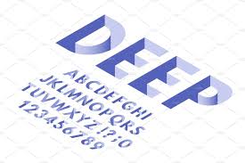 Isometric Hole Font Deep Holes Isometric Design Lettering Fonts Lettering Alphabet